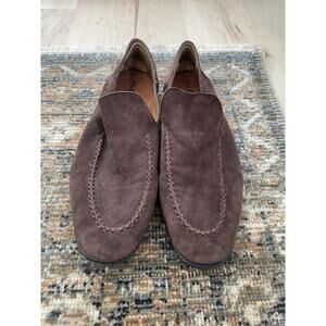 Aldo men brown suede slip on loafer 11